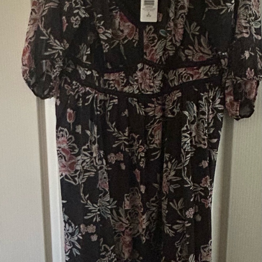 Torrid Red V-Neck 3/4 Sleeve Sundress Wedding Guest